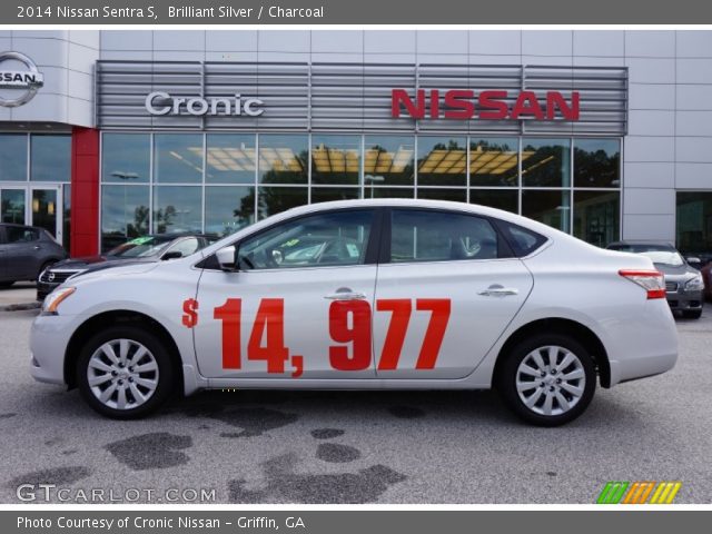 2014 Nissan Sentra S in Brilliant Silver