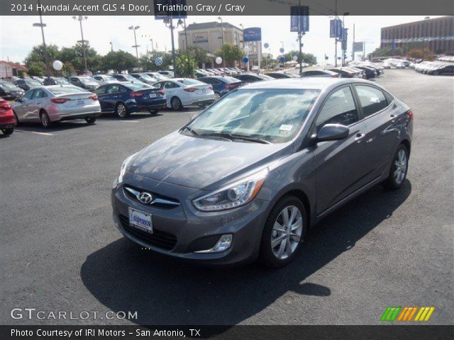 2014 Hyundai Accent GLS 4 Door in Triathlon Gray