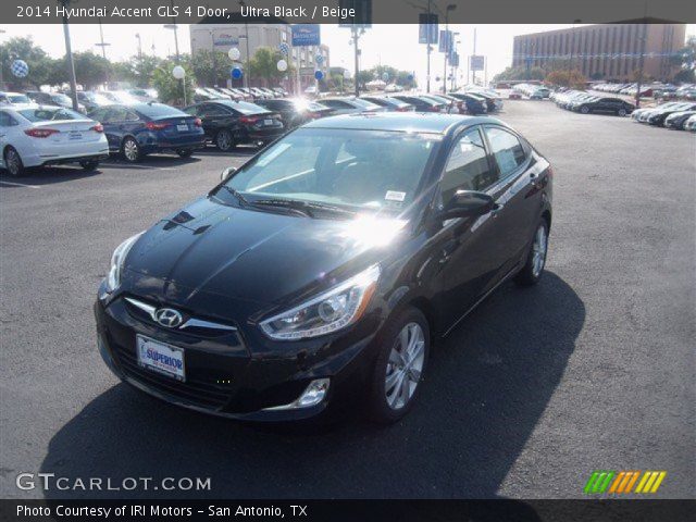 2014 Hyundai Accent GLS 4 Door in Ultra Black