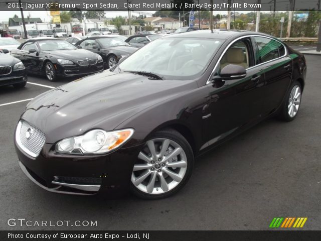 2011 Jaguar XF Premium Sport Sedan in Claret Red Metallic