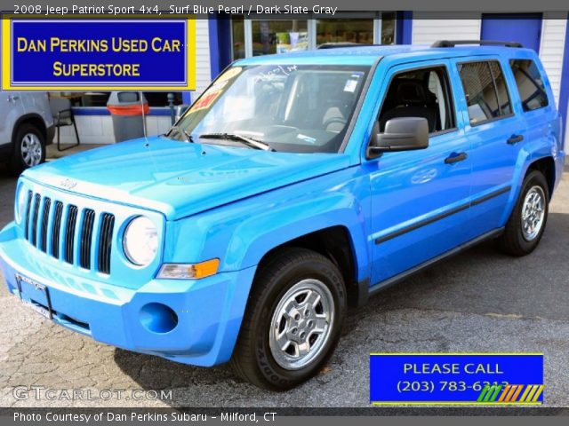 2008 Jeep Patriot Sport 4x4 in Surf Blue Pearl