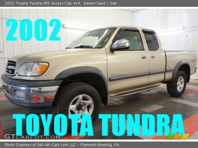2002 Toyota Tundra SR5 Access Cab 4x4 in Desert Sand