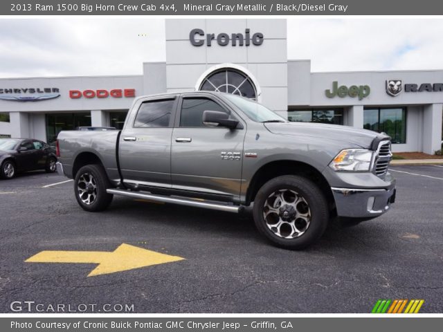 2013 Ram 1500 Big Horn Crew Cab 4x4 in Mineral Gray Metallic