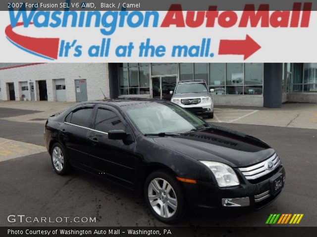 2007 Ford Fusion SEL V6 AWD in Black