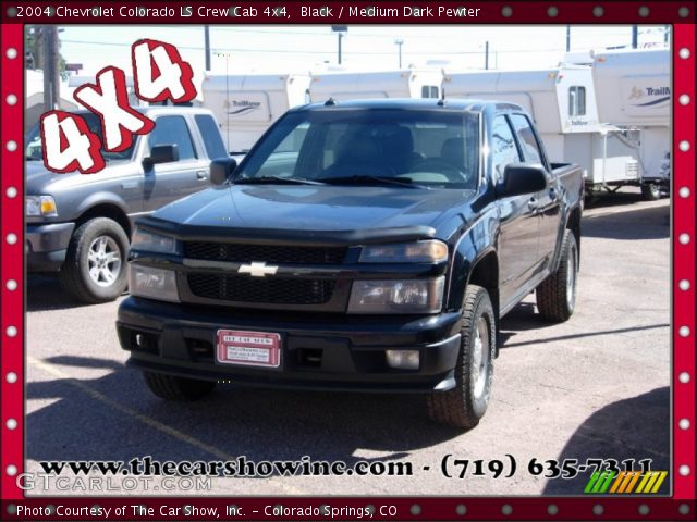 2004 Chevrolet Colorado LS Crew Cab 4x4 in Black
