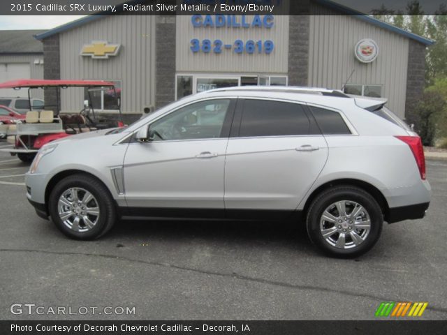 2015 Cadillac SRX Luxury in Radiant Silver Metallic