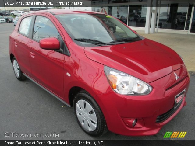 2015 Mitsubishi Mirage DE in Infrared
