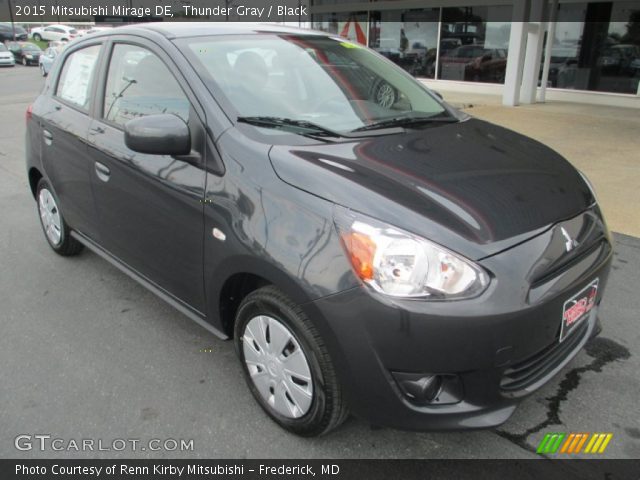 2015 Mitsubishi Mirage DE in Thunder Gray