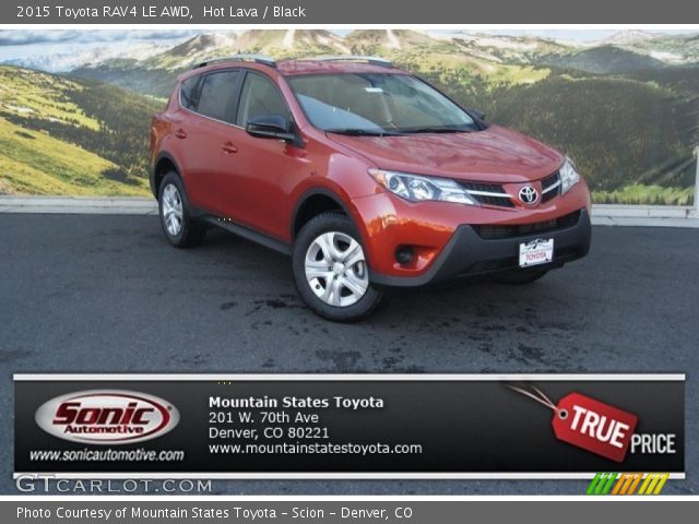 2015 Toyota RAV4 LE AWD in Hot Lava
