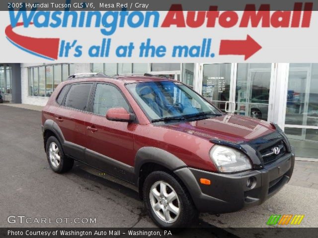 2005 Hyundai Tucson GLS V6 in Mesa Red