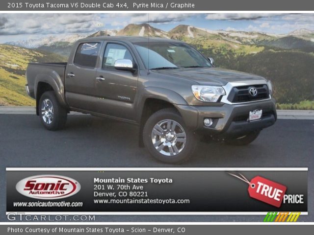 2015 Toyota Tacoma V6 Double Cab 4x4 in Pyrite Mica