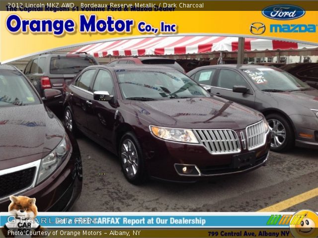 2012 Lincoln MKZ AWD in Bordeaux Reserve Metallic
