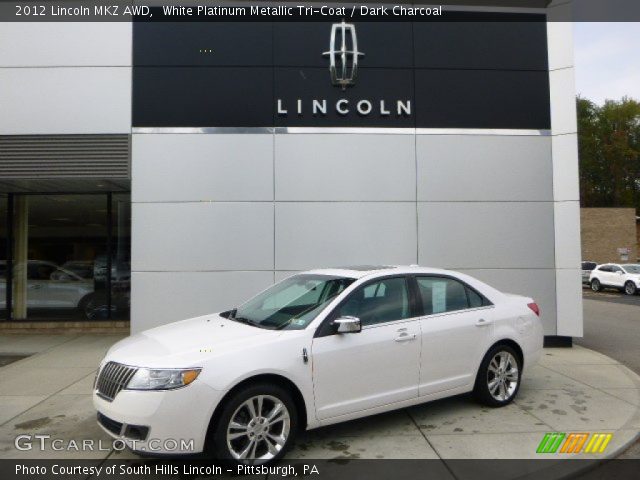 2012 Lincoln MKZ AWD in White Platinum Metallic Tri-Coat