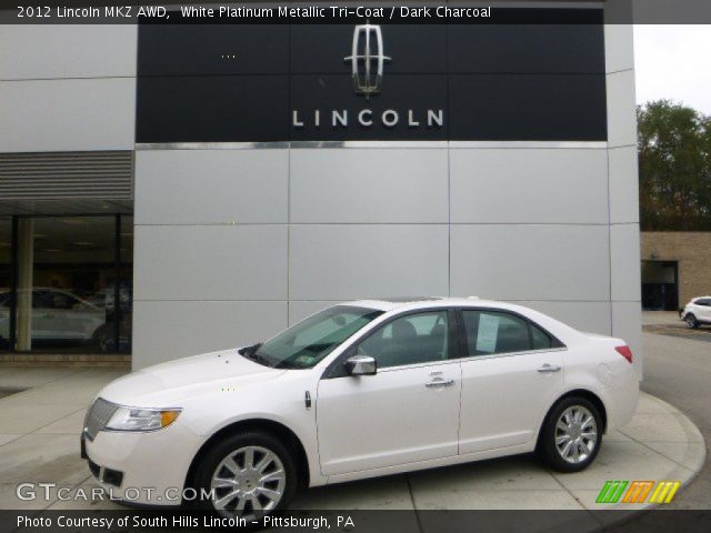 2012 Lincoln MKZ AWD in White Platinum Metallic Tri-Coat