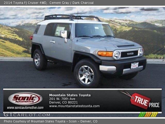 2014 Toyota FJ Cruiser 4WD in Cement Gray