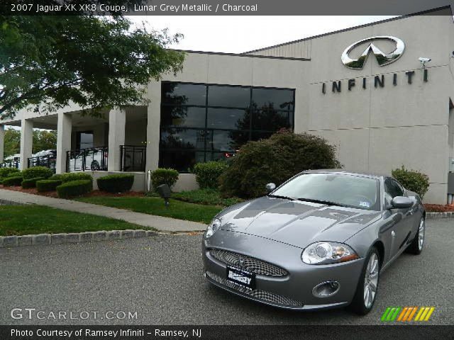 2007 Jaguar XK XK8 Coupe in Lunar Grey Metallic