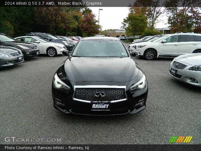 2014 Infiniti Q 50 3.7 AWD in Malbec Black