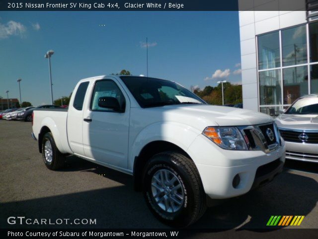2015 Nissan Frontier SV King Cab 4x4 in Glacier White