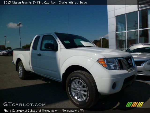 2015 Nissan Frontier SV King Cab 4x4 in Glacier White