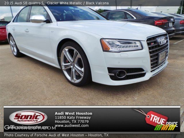 2015 Audi S8 quattro S in Glacier White Metallic