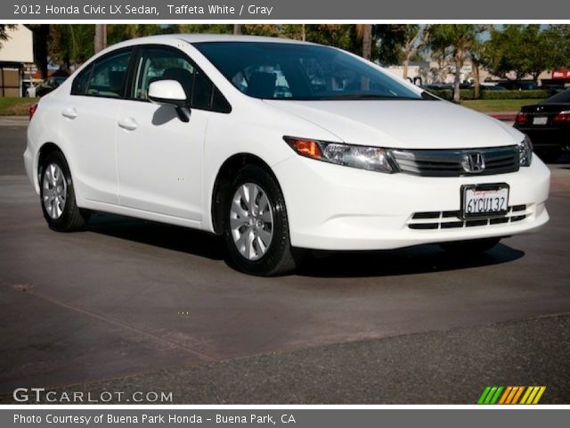 2012 Honda Civic LX Sedan in Taffeta White