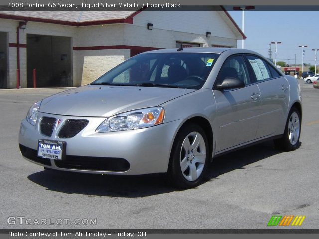 2008 Pontiac G6 Sedan in Liquid Silver Metallic