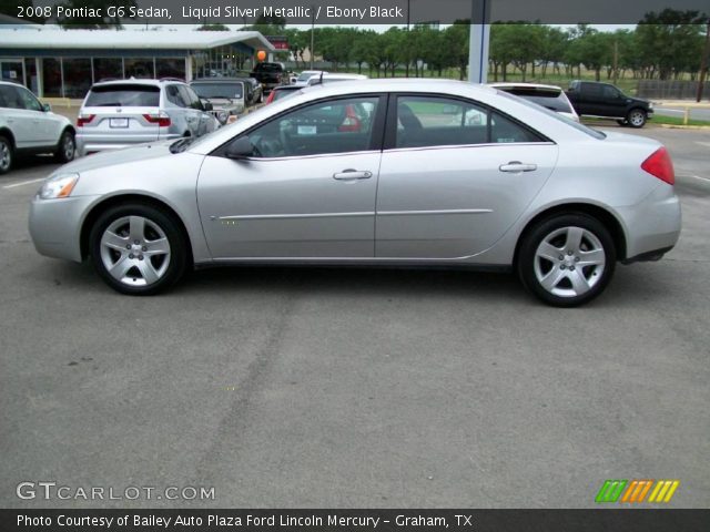 2008 Pontiac G6 Sedan in Liquid Silver Metallic