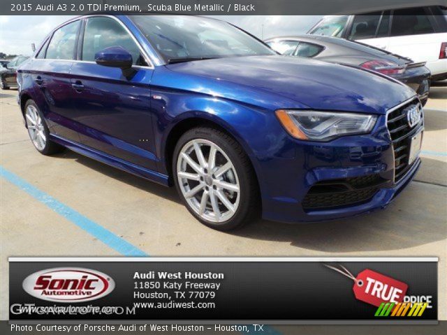 2015 Audi A3 2.0 TDI Premium in Scuba Blue Metallic