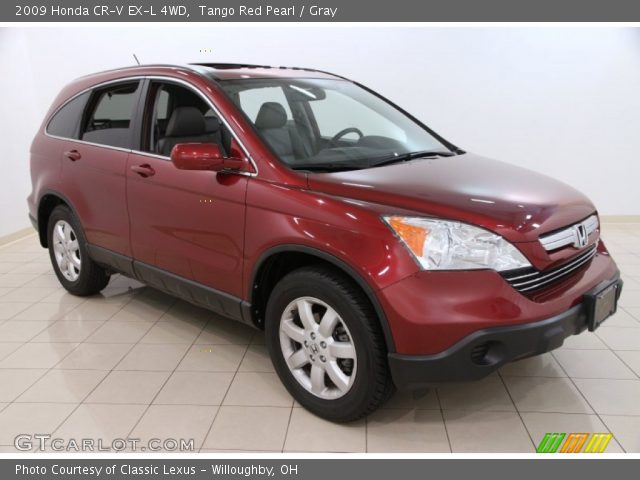 2009 Honda CR-V EX-L 4WD in Tango Red Pearl