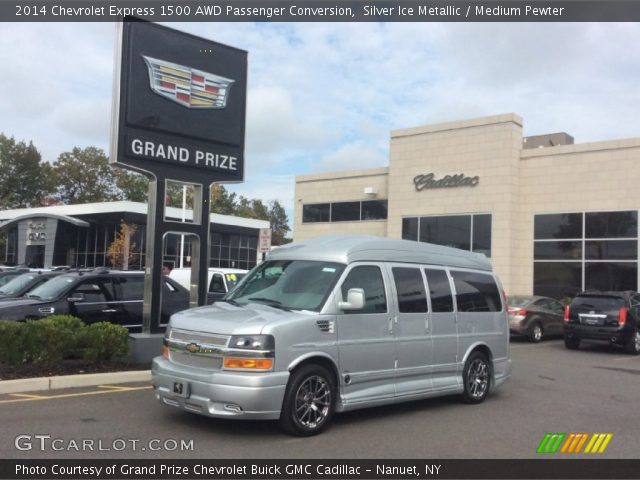 2014 Chevrolet Express 1500 AWD Passenger Conversion in Silver Ice Metallic