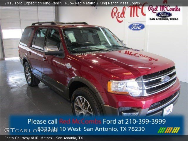 2015 Ford Expedition King Ranch in Ruby Red Metallic