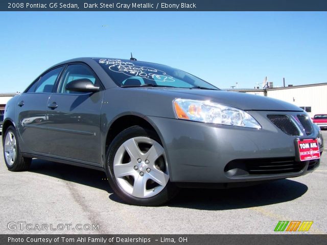 2008 Pontiac G6 Sedan in Dark Steel Gray Metallic