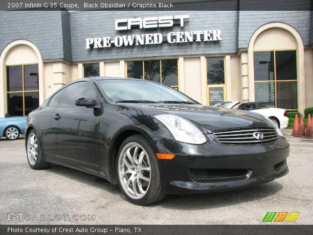2007 Infiniti G 35 Coupe in Black Obsidian