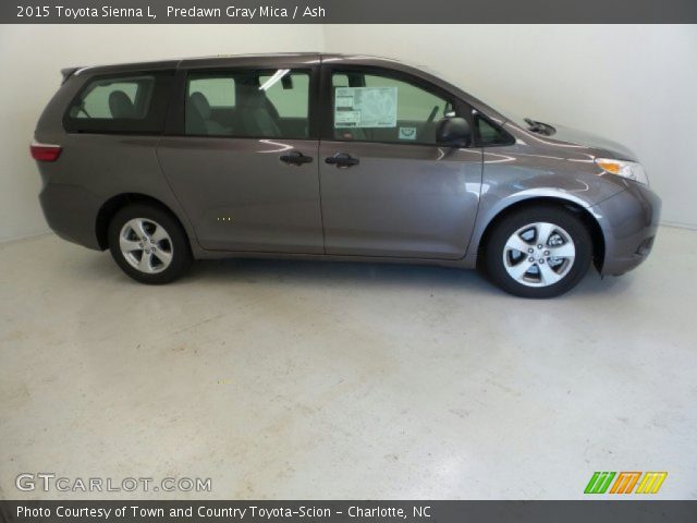 2015 Toyota Sienna L in Predawn Gray Mica