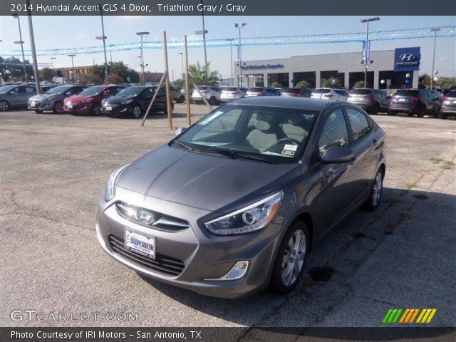 2014 Hyundai Accent GLS 4 Door in Triathlon Gray