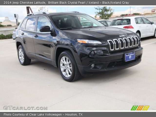 2014 Jeep Cherokee Latitude in Brilliant Black Crystal Pearl