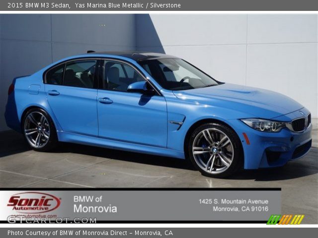 2015 BMW M3 Sedan in Yas Marina Blue Metallic