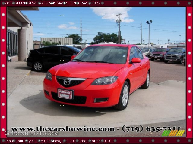 2008 Mazda MAZDA3 i Sport Sedan in True Red