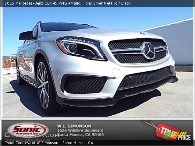 2015 Mercedes-Benz GLA 45 AMG 4Matic in Polar Silver Metallic