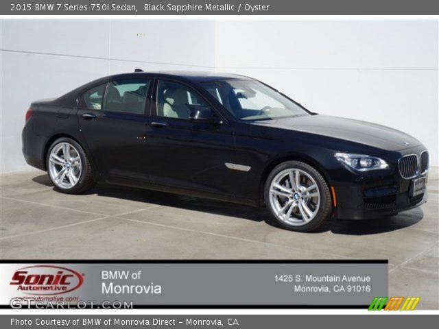 2015 BMW 7 Series 750i Sedan in Black Sapphire Metallic