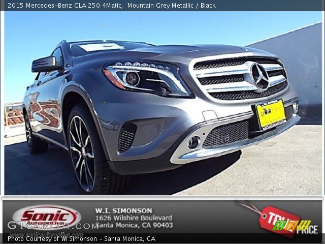 2015 Mercedes-Benz GLA 250 4Matic in Mountain Grey Metallic