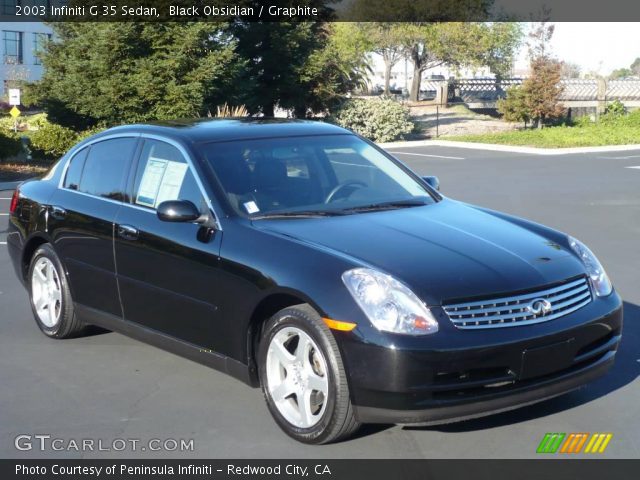 2003 Infiniti G 35 Sedan in Black Obsidian