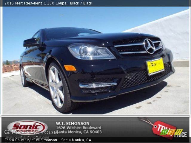 2015 Mercedes-Benz C 250 Coupe in Black