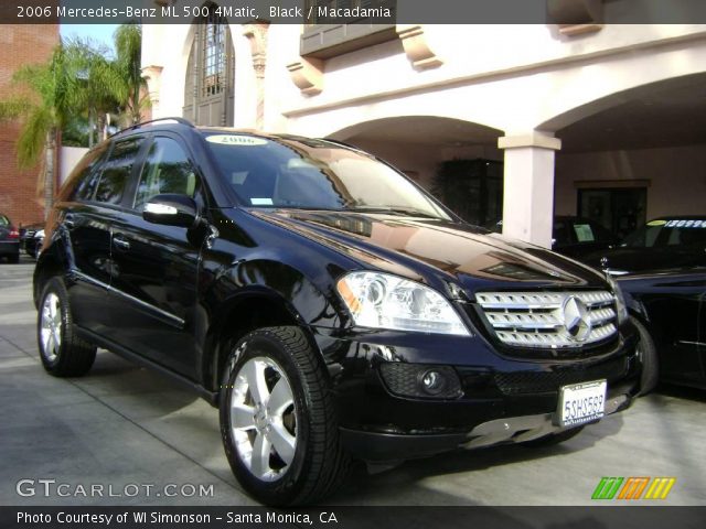 2006 Mercedes-Benz ML 500 4Matic in Black