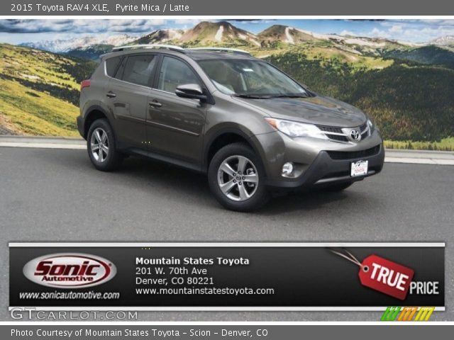 2015 Toyota RAV4 XLE in Pyrite Mica