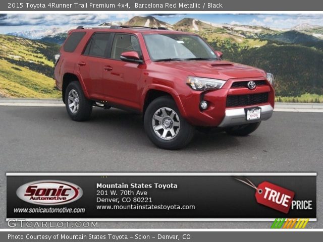 2015 Toyota 4Runner Trail Premium 4x4 in Barcelona Red Metallic