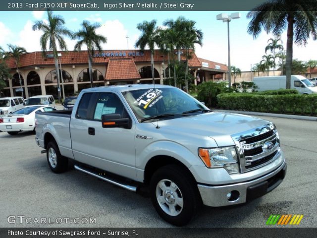 2013 Ford F150 XLT SuperCab in Ingot Silver Metallic