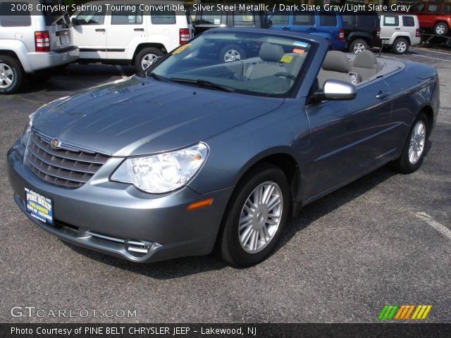 2008 Chrysler Sebring Touring Convertible in Silver Steel Metallic