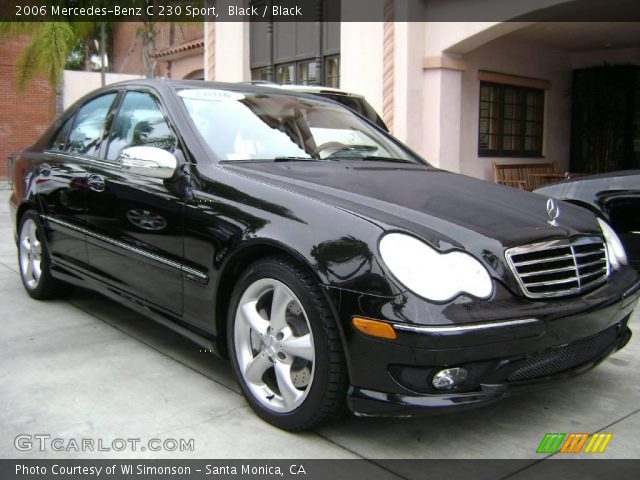 2006 Mercedes-Benz C 230 Sport in Black
