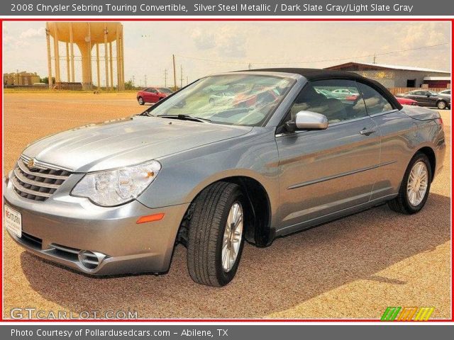 2008 Chrysler Sebring Touring Convertible in Silver Steel Metallic